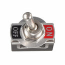 5 Pcs 12V Waterproof Toggle Flick Switch 12V ON/OFF Car Dash Light Metal Hot