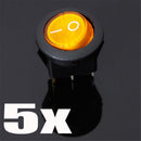 20 pcs 12V LED Dot Light Car Auto Boat Round Rocker ON/OFF Toggle SPST Hot