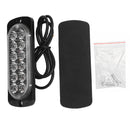 12 LEDs Amber Truck Car Emergency Beacon Warning Hazard Flash Strobe Light Bar