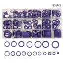 270 pcs Rubber O Ring Assortment Plumbing Hydraulic Air Gas Paintball 18