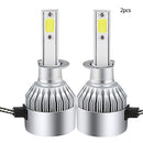 2 PCs Car Headlight LED Bulb 7200 Lumen H1 White Light 6500K Car Headlamp New
