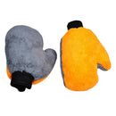2 pcs Velvet Car Wash Gloves Household Coral Fleece Cleaning Cloth Mitts