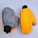 2 pcs Velvet Car Wash Gloves Household Coral Fleece Cleaning Cloth Mitts