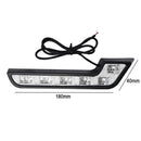 2 xCar Auto Daytime Run Light 6LED DRL Fog Drive Daylight White Head Lamp Hot