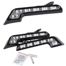 2 xCar Auto Daytime Run Light 6LED DRL Fog Drive Daylight White Head Lamp Hot