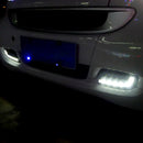 2 xCar Auto Daytime Run Light 6LED DRL Fog Drive Daylight White Head Lamp Hot