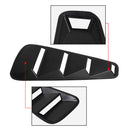 2 x Quarter Side Window Louvers Scoop Cover Vent For 2005-2014 Ford Hot