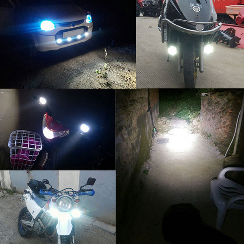 1 x Motorcycle Led Light Headlight Driving Fog Spot Head Light Useful ligh Best