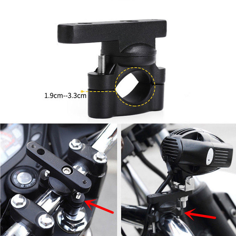 1 x  Motorcycle Fork Handle Bar Bracket Extension Post Clamp For Handlebar Best