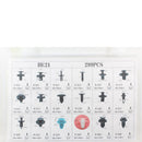 299x Plastic Car Push Pin Rivet Trim Fastener Moulding Clips Assortments Hot