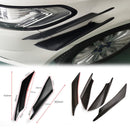 4 pcs Universal Car Front Bumper Lip Splitter Fins Body Spoiler Canards  Hot
