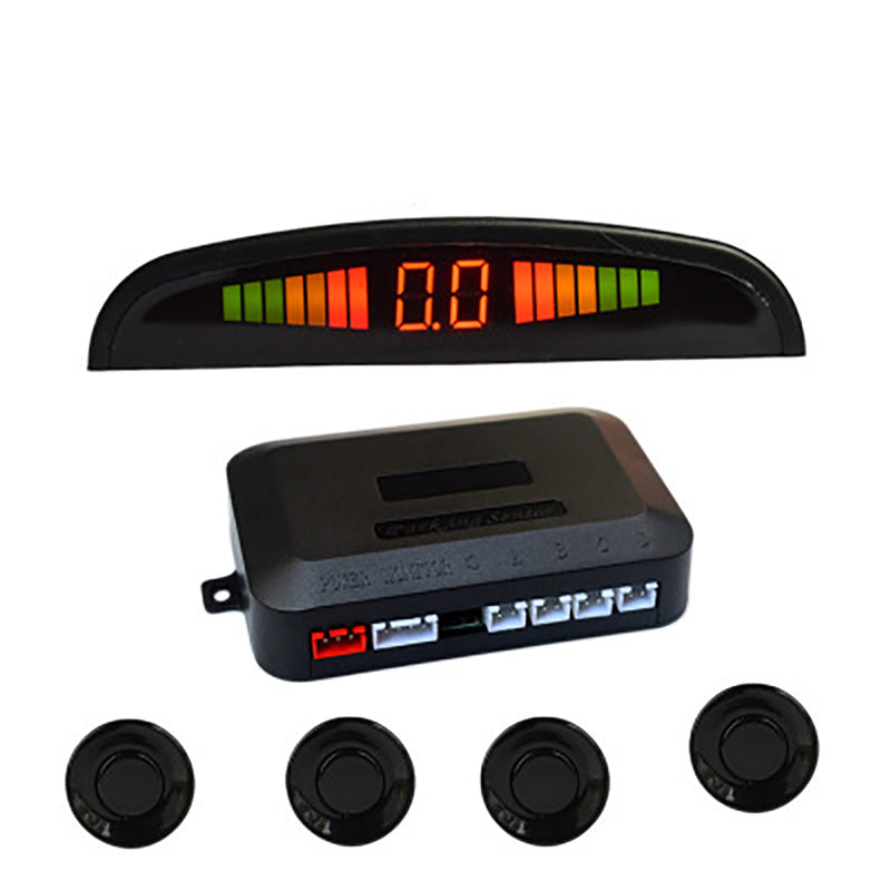 1 set Black LED Display Car 4 Parking Sensor Reverse Backup Radar Alarm Hot