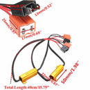 2 X H7 50W 6ÃŽÂ© LED Canbus Load Resistor Warning Canceler Decoder Light Error Hot