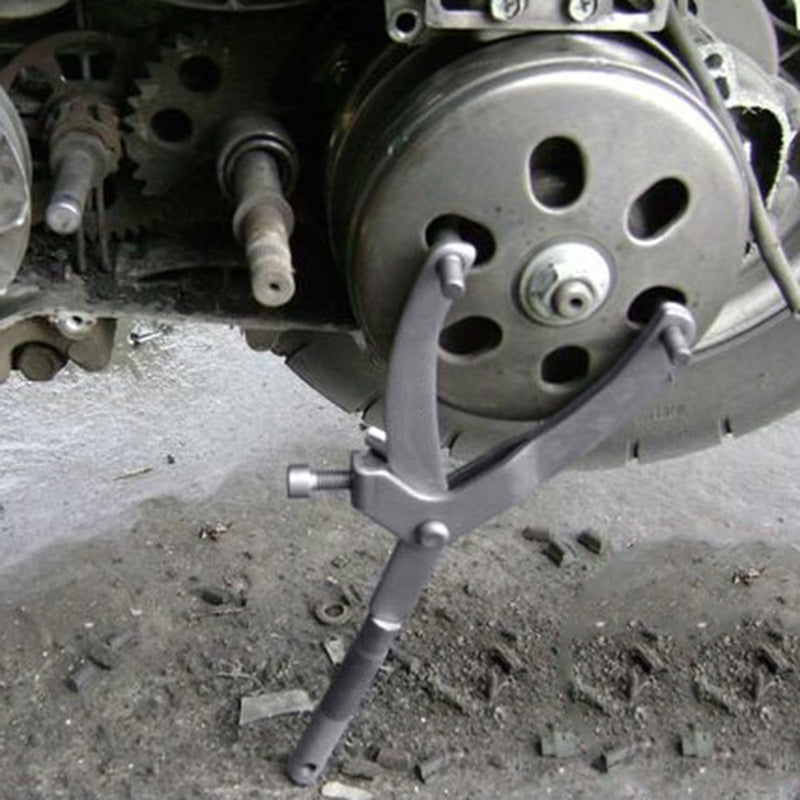 1 x Motorcycle Clutch Flywheel Pulley Sprocket Spanner Wrench Holder well Best