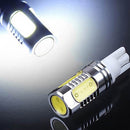 2x 7.5W Plasma High Power T10 LED Bulbs For Car Backup Reverse Lights, 912 9 New