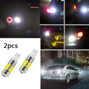 2x 7.5W Plasma High Power T10 LED Bulbs For Car Backup Reverse Lights, 912 9 New