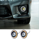 2 x Lamp White Angel Eye Halo Ring DRL Bulbs 2PCS COB LED Fog Light Best