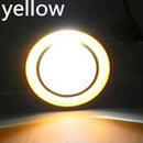 2 x Lamp White Angel Eye Halo Ring DRL Bulbs 2PCS COB LED Fog Light Best