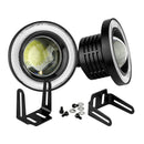 2 x Lamp White Angel Eye Halo Ring DRL Bulbs 2PCS COB LED Fog Light Best