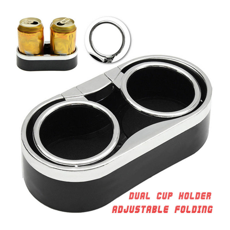 1 xDual Folding Drink Cup Holder For Boat Marine Car RV Truck SUV Adjustable Hot