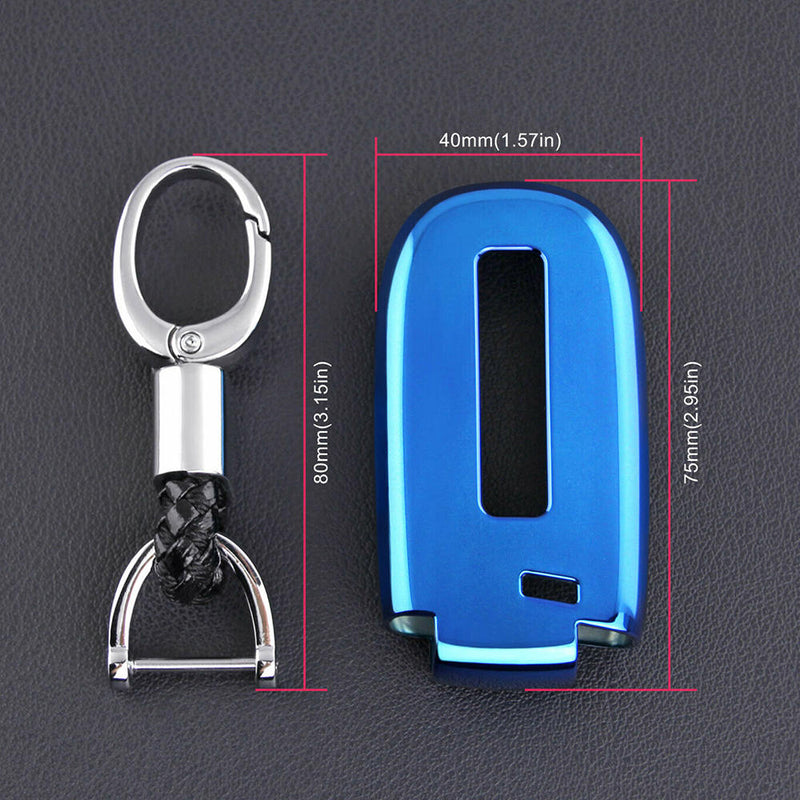 1 set Car Key Fob Chain For Jeep Dodge Chrysler Keychain Ring Accesso Hot