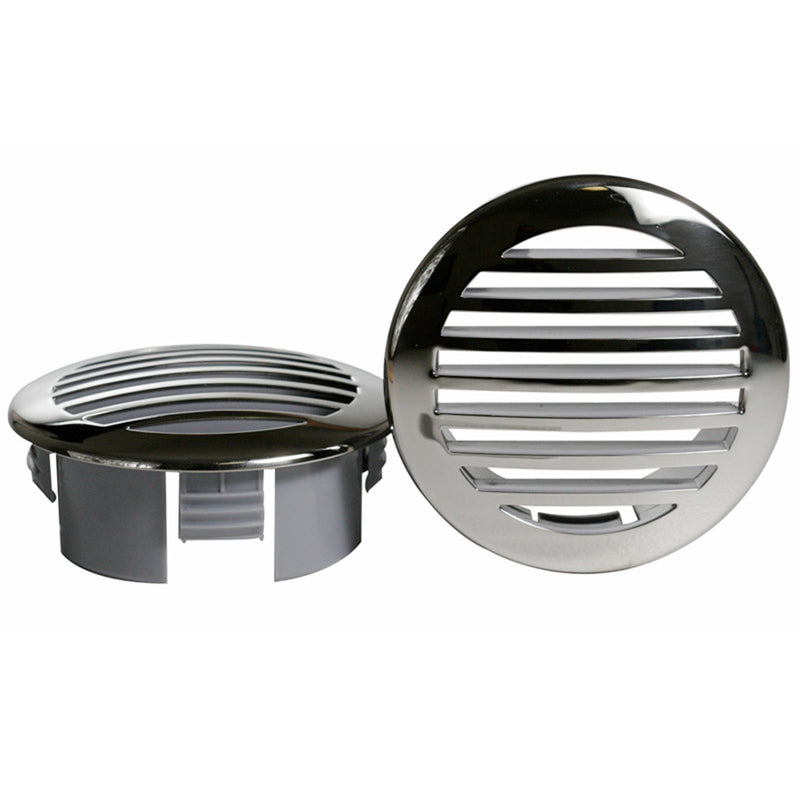 1 x Durable RV Marine Boat 3" Stainless Steel Curved Clad Airflow Vent 76mm Best