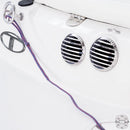 1 x Durable RV Marine Boat 3" Stainless Steel Curved Clad Airflow Vent 76mm Best