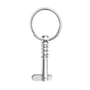 1 Boat Bimini Top Quick Release Pin 1/4" with Pull Ring 316 Marine Stainless Hot