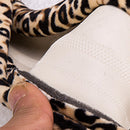 1 Pc Leopard Print Plush Car SUV Steering Wheel Cover Keep Warm EPN New