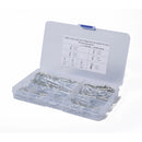 100x Carbon Steel R-type Wave Card Latch Bolt Cotter Pin Plated Good Tools