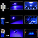13 x Canbus LED Car Interior Inside Light Dome Trunk Map License Plate Lamp New