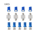 13 x Canbus LED Car Interior Inside Light Dome Trunk Map License Plate Lamp New