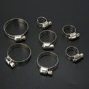 1 set Stainless Steel 8-38mm Hose Pipe Hoop Useful Hose Clamps Wire Assorted New