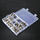 1 set Stainless Steel 8-38mm Hose Pipe Hoop Useful Hose Clamps Wire Assorted New