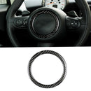 1 Fit For Mini Cooper R55 R56 R60 2007-2013 Carbon Fiber Steering Wheel Ring Hot