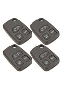 4 Pcs 4PCs 3-Key Key Shells Key Case For Volvo S40 S70 C70 V40 V70 Best