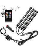 4 Light-Strips Floor-Lamp Car-Atmosphere-Lights Auto-Interior-Decoration  hgho