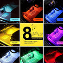 4 Light-Strips Floor-Lamp Car-Atmosphere-Lights Auto-Interior-Decoration  hgho