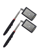 2x Stainless Steel Car Engine Chassis Telescopic Mirror Detect Auto Repair Tool