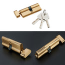 69mm Pure Copper Key Cylinder Bedroom Doors Lock Barrel High Security Anti Snap