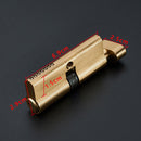 69mm Pure Copper Key Cylinder Bedroom Doors Lock Barrel High Security Anti Snap