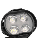 2 x Motorcycle Headlight Spot Fog Lights Head Lamp 4 LED Front 12V Driving Hot