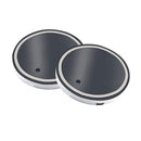 Car Boat Cup Holder LED Solar Auto Light Up Red Interior Mat Coaster 2 PCS Hot