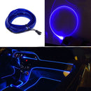 2 PCS 4M LED Car Interior Wire Strip Atmosphere Cold Light Blue Decor Hot