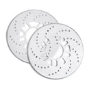 6x Aluminium Disc Brake Cover Vehicle Wheel Decorative Rotor Cross Drill Hot