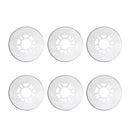6x Aluminium Disc Brake Cover Vehicle Wheel Decorative Rotor Cross Drill Hot