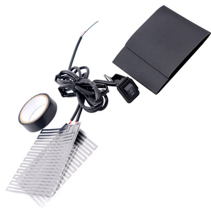 1 Universal 12V Motorcycle Hot Heated Grips Inserts Handle Handlebar Warmer New