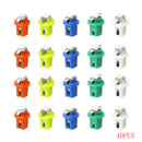 20pcs Light-Bulbs Auto-Dashboards-Gauge-Lamp Car T5 B8.5D 5050 1SMD LED