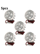 5 x Motorcycle Electric Scooter 4 beads Spotlights LED Lens Headlights Hot