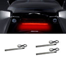 1/2pcs 48LED Motorcycle Rear Tail Light Strip Red/Amber Signal Brake DC 12V